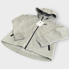 Nike Kids Sportswear Tech Fleece Full-Zip Hooded Jacket size S FD2979-063 New