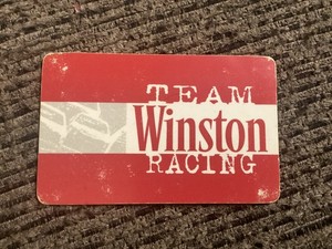 1995 TEAM WINSTON RACING Membership Card