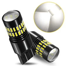 7443 LED 7440 6000K Reverse Backup Brake Tail Stop Parking Light Bulbs CANBUS 2X