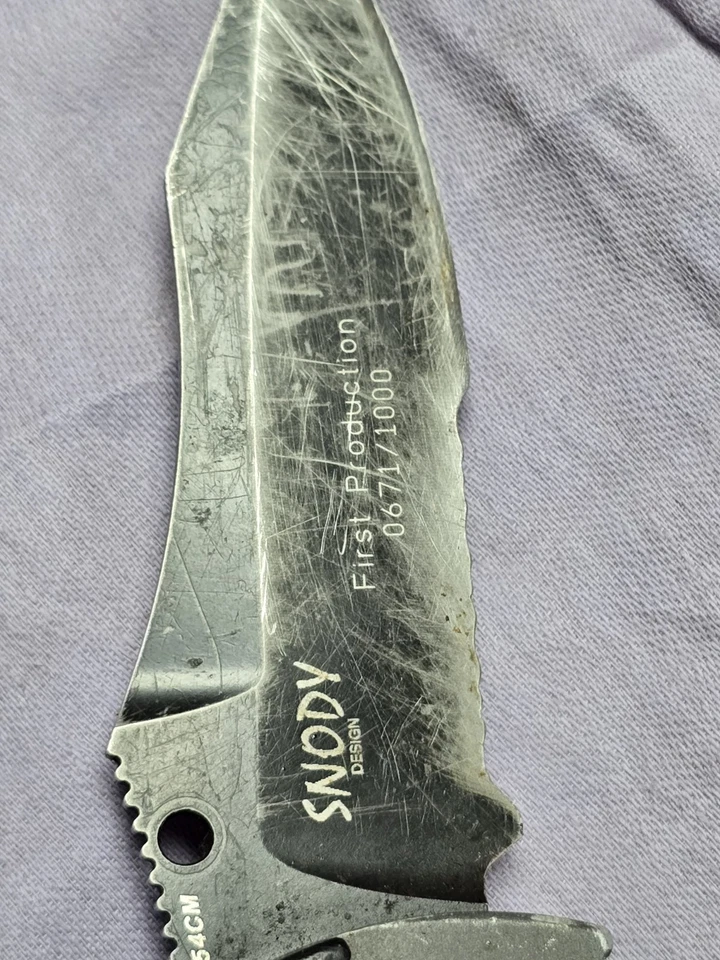 Resistencia Benchmade 420S, Mike Snody, Rara 0671 de 1000/1ª Producción. Foto 2 de 4