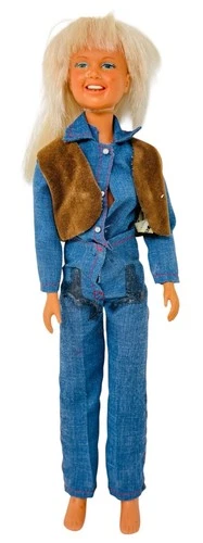 11-1/2” DUSTY GMFG1 BY KENNER, 1974, ORIGINAL OUTFIT, TWIST N TURN WAIST