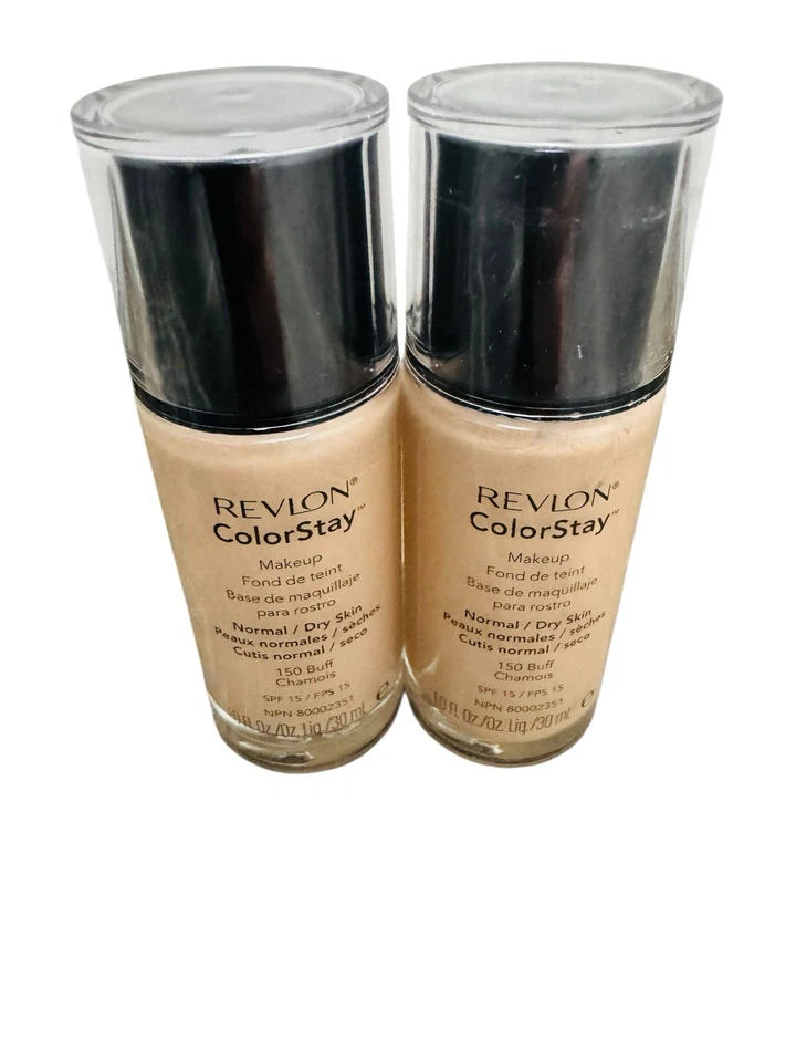 2x Revlon Buff Normal Dry Skin Foundation SPF15 150 30ml Lightweight - Image 4 of 4