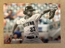 ZAC GALLEN 2023 Topps Black & White Background Color #’d 04/49 SP