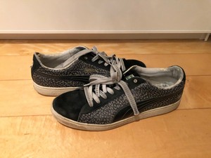 puma clyde black suede