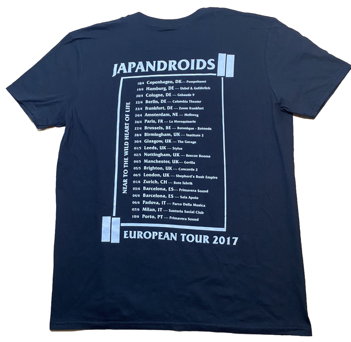 EEK-A-MOUSE JAPAN TOUR 2017 Tシャツ サイズM Japandroids NEW Concert T-Shirt European Tour 2017 Small Near To