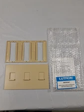 LUTRON 3 GANG LIGHT SWITCH COVER IVORY NTPPPNFBIV