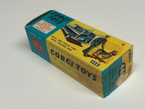 original Corgi Toys 448 BMC MINI POLICE VAN WITH TRACKER DOG in Original Box - Picture 15 of 17