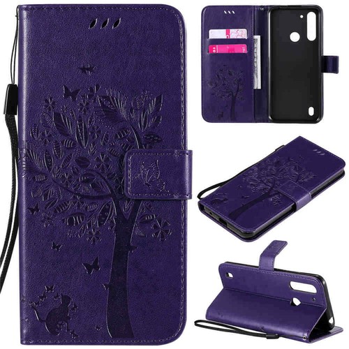 For Motorola Moto G30 G50 G9 Play E7i Power Wallet Card Slot Leather Case Cover - Picture 10 of 36