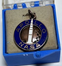 Vintage Nasa Apollo 11 By Crest Craft Charm