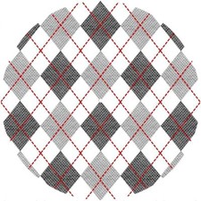 Slipmat Scratch Pad Felt for any 12" Turntable LP DJ Record Player TARTAN ARGYLE
