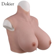 Dokier Oversize K Cup Silicone Crossdresser Breast Forms Breastplate Fake Boobs