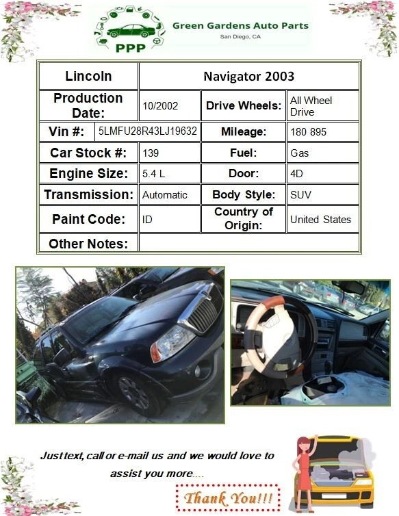 Bolsa de aire Lincoln Navigator 2003-2006 airbag techo pasajero lado derecho SRS seguridad Foto 2 de 4