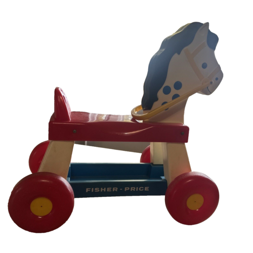 Retired Fisher Price Ride On Horse Toy 978 Toddler Toy 1976 Noise Works Vintage - Picture 8 of 17