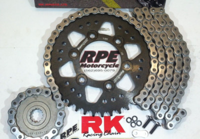KTM 1090 Adventure R 2017-19 RK XRE 525 XW-Ring Premium Chain and ...
