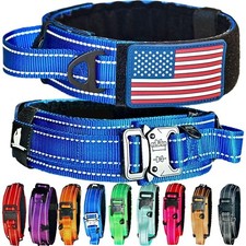 Tactical Dog Collar with Handle - 2 Inch Wide Dog Collars for Large Dogs Refl...