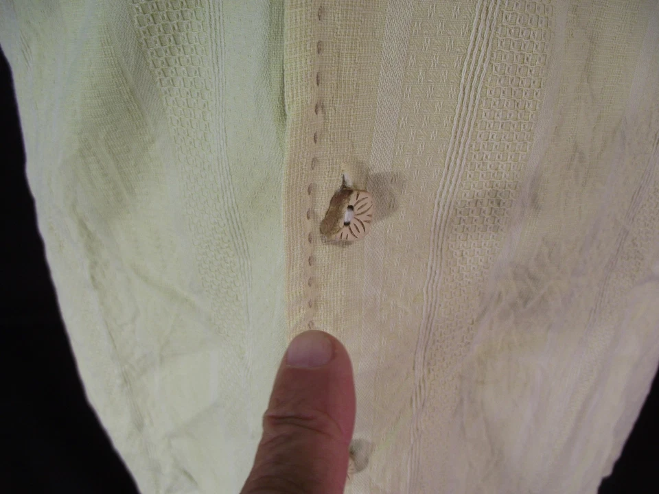 Jamaica Jaxx Camisa Seda Hombre XL Extra Grande Amarillo Hawaiano Aloha Camp Lounge Foto 3 de 4