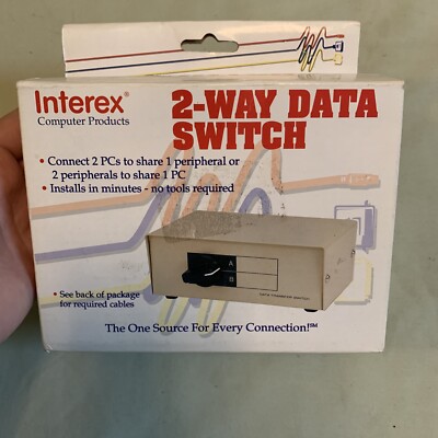 Interex 2-way Data Switch MDS-1a (Computer Products) 31069900116| eBay