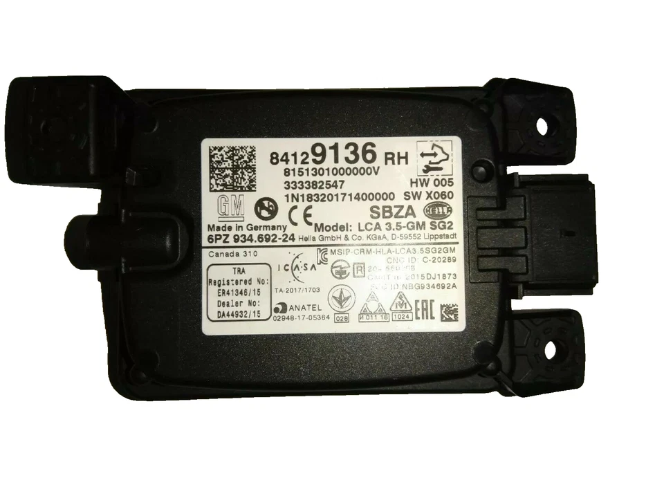 ✅STEUERGERÄT SPURWECHSELASSISTENT RADARSENSOR GM OPEL INSIGNIA B 84129136 RECHTS - Bild 2 von 4