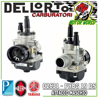 VERGASER DELL'ORTO 2631 PHBG 19 DS MINARELLI HORIZONTAL LUFT APRILIA SR 50