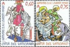 cité du Vatican 1753-1754 neuf avec gomme originale 2012 Noël: vitraux
