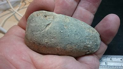 Schöner Zustand römisches Bleigewicht gebraucht für Essen täglich Getreide etc. Yorks Dales L1x