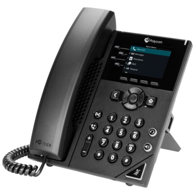 Polycom VVX 250 4-Line IP Phone POE (No Power Supply) Part# 2200-48820-025 NEW