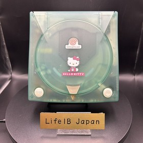 SEGA Dreamcast HKT-3000 Hello Kitty Skeleton Blue Console Limited Edition