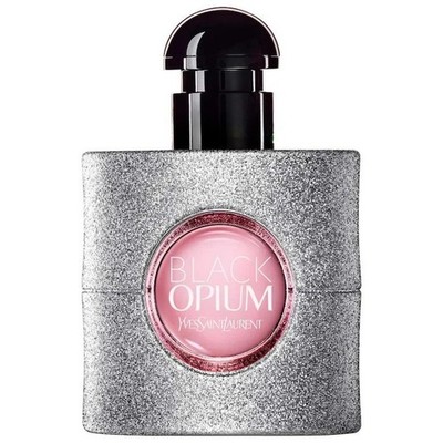 Black Opium Eau de Parfum Glitter with Marshmallow & Coffee, 3 oz / 90 ml 