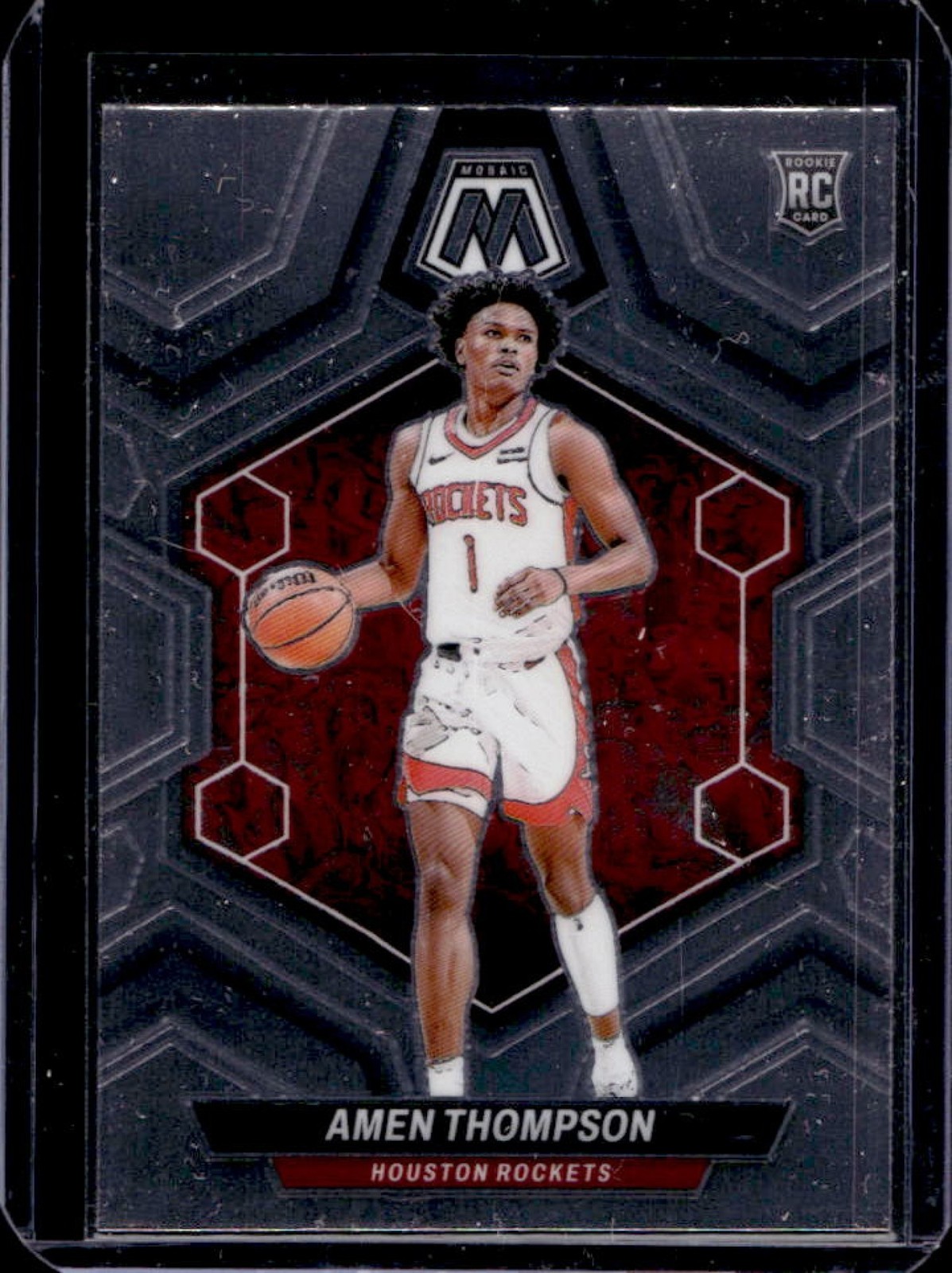 2023-24 Mosaic Amen Thompson RC Rookie #230 Rockets