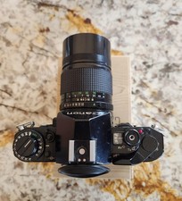 CANON AE-1 with CANON FD 35mm F2.5 MF Telephoto Rare "O" Lens