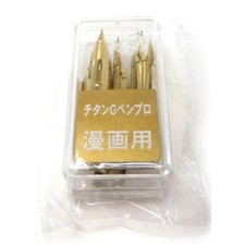 Zebra Titanium G Pen Pro Nibs 10 pcs B-PG-7B-C-K for Manga Comic Japan