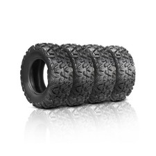 TUFFIOM Set of 4 ATV/UTV All-terrain Tires 25x8-12 Front 25x10-12 Rear, 6 PR,...