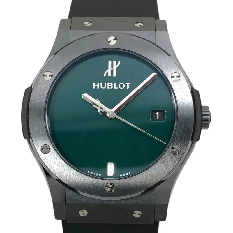 Hublot — HUBLOT 511.CM.5270.RX.MYOS 45mm Ceramic Green Dial Automatic Watch #OKW1325