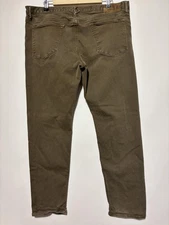 Todd Snyder Men Size 38 x 32 Green Stretch 5 Pocket Straight Chino