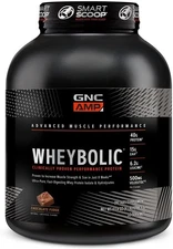 GNC AMP Wheybolic Pure Protein Powder Chocolate Fudge 4 LB 33 Servings
