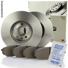 2 NK Bremsscheiben Ø302mm + NK Bremsbeläge vorne für Kia Sorento 1 2.5 CRDi 3.3