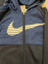 Nike Therma-fit Boys Hoodie Tracksuit Midnight navy Sz 3/4 Years NWT