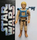 Vintage Star Wars Bespin Luke With Yellow Hair And Yoda Carrier Kenner #B298