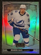 2024-25 O-Pee-Chee Platinum #92 Brandon Hagel Rainbow Parallel Lightning