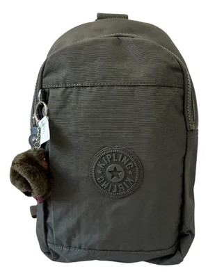 NEW  Kipling Klynn Sling  Shoulder Bag -Field Green (12'' x 8'' x 3'')