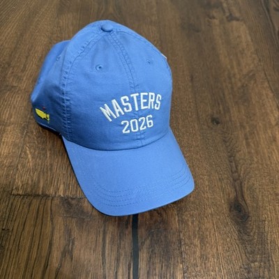 2026 Masters Tournament Blue Adjustable Hat Augusta National NWT