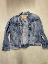 Levi's 37406 Blue Denim Trucker Jacket Youth Boy's size L