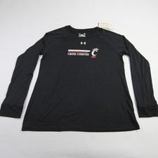 Cincinnati Bearcats Under Armour HeatGear Long Sleeve Shirt Women's Black New