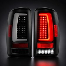 Pair For 2000-2006 Chevy Suburban Tahoe Gmc Yukon Led Tail Lights Lamps Smoked Pair For 2000-2006 Chevy Suburban Tahoe Gmc Yukon Led Tail Lights Lamps Smoked
