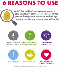 Original Unscented Cat Litter, 12.7Kg 3.52 per kilo