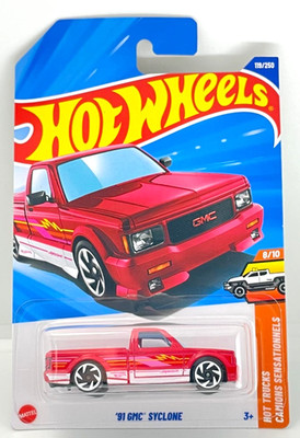 Hot Wheels 2025 Case P '91 GMC SYCLONE with FREE Protector