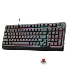 Mechanical Gaming Keyboard with Red Switches: 98 Keys PC Gaming Keyboard with...