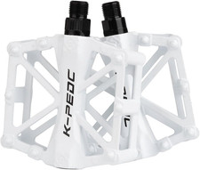 Lightweight Aluminium CNC Bike Pedals for MTB BMX - White