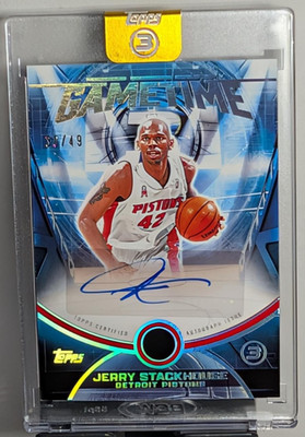 2025-26 Topps 3 Three #GT-JS Jerry Stackhouse Game Time Graphs  /49    