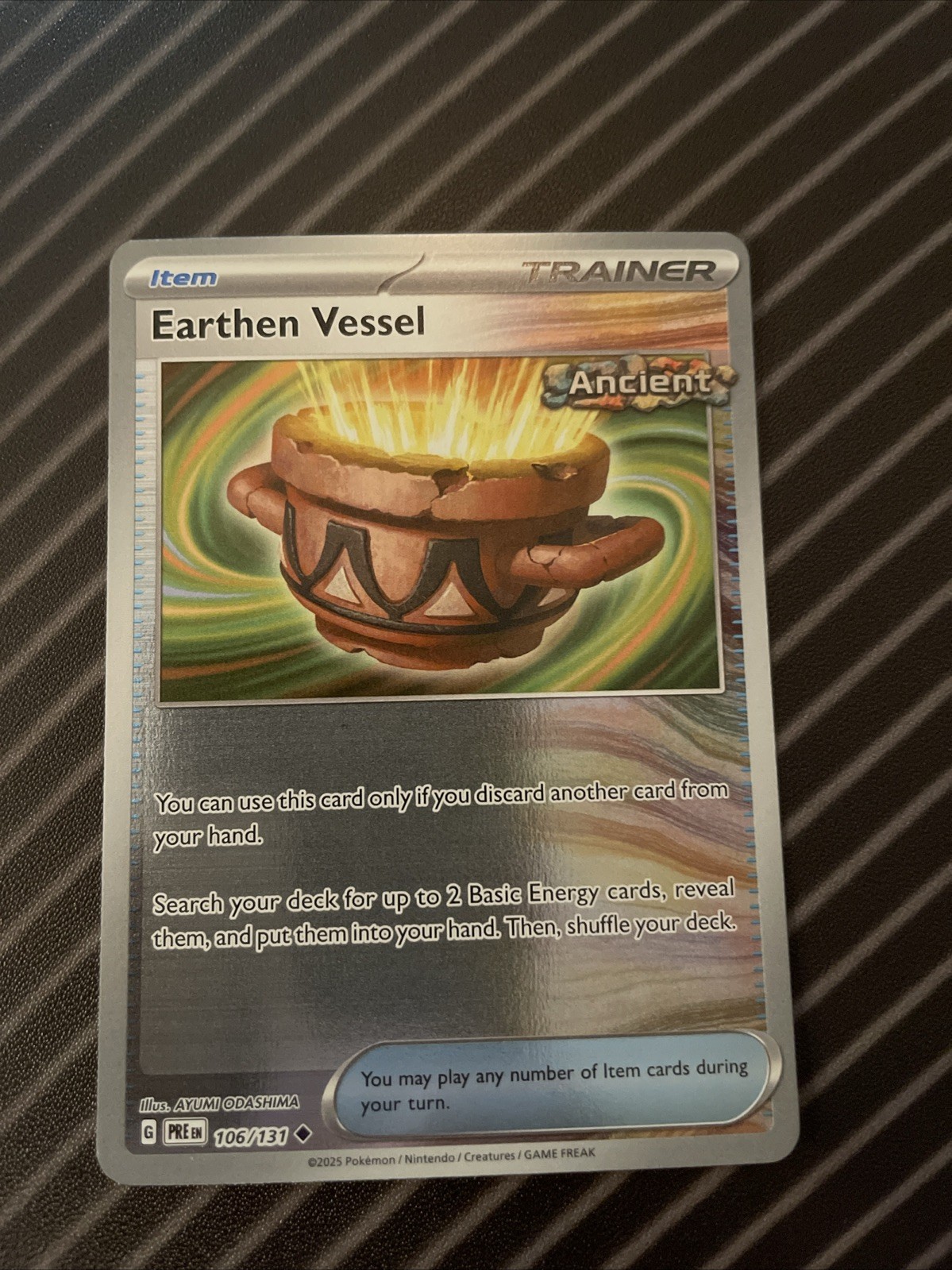 Earthen Vessel 106/131 Reverse Holo - Near Mint - Prismatic Evolutions